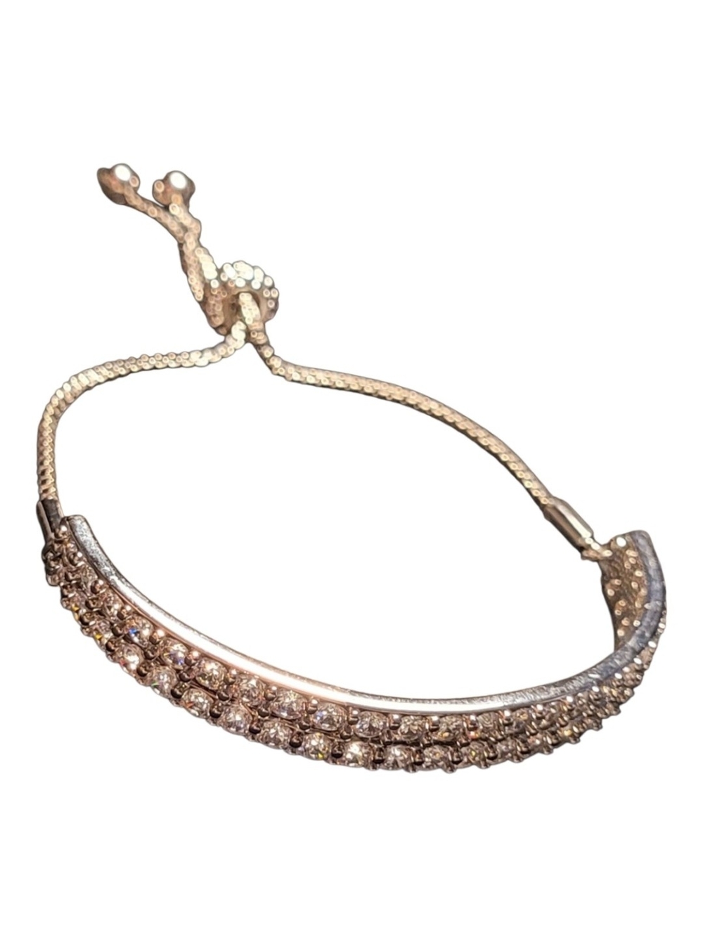 🥳4/$75!🥳 Swarovski Crystal Half Tennis Slider Bracelet